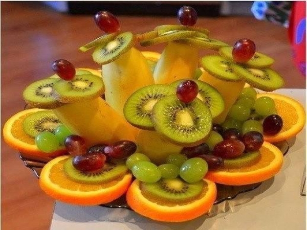 Идеи фруктовой нарезки